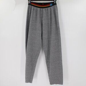 Aviator Nation Sweatpants Womens XS Cotton Blend Rainbow Stripe Waist High Rise